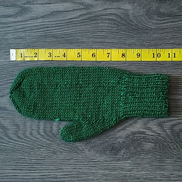 Hand Knit Alpaca Silk Mittens - Picture 7 of 9